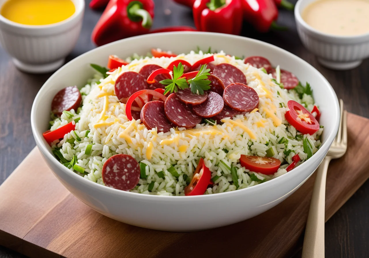 Defiger Rice Salad with Mayonnaise