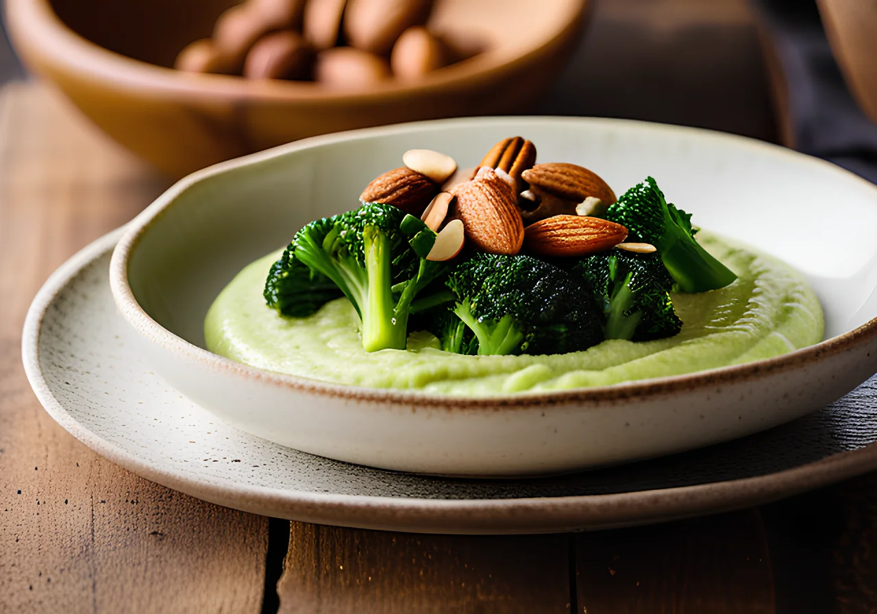 Potato Puree with Broccoli