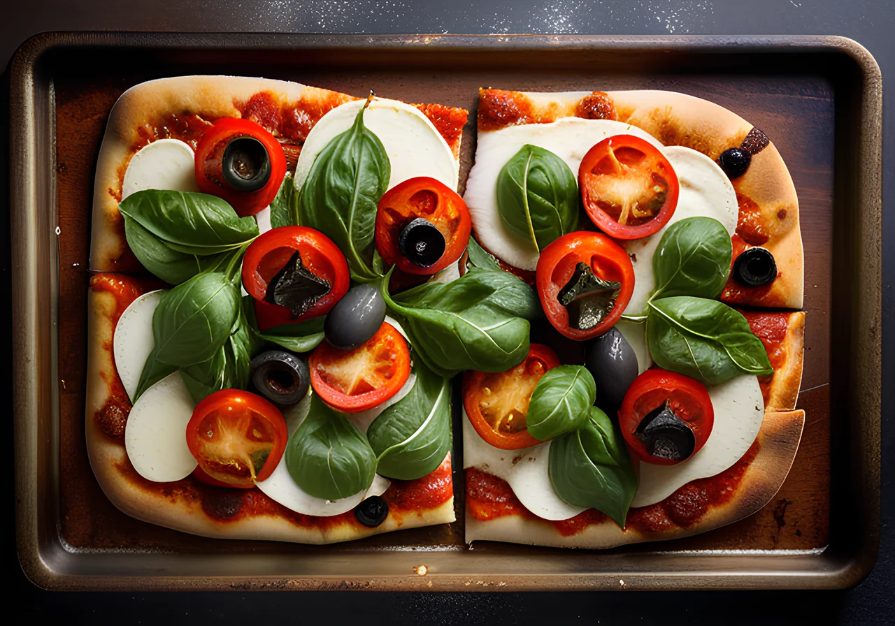 Sheet Pan Pizza with Vegetables