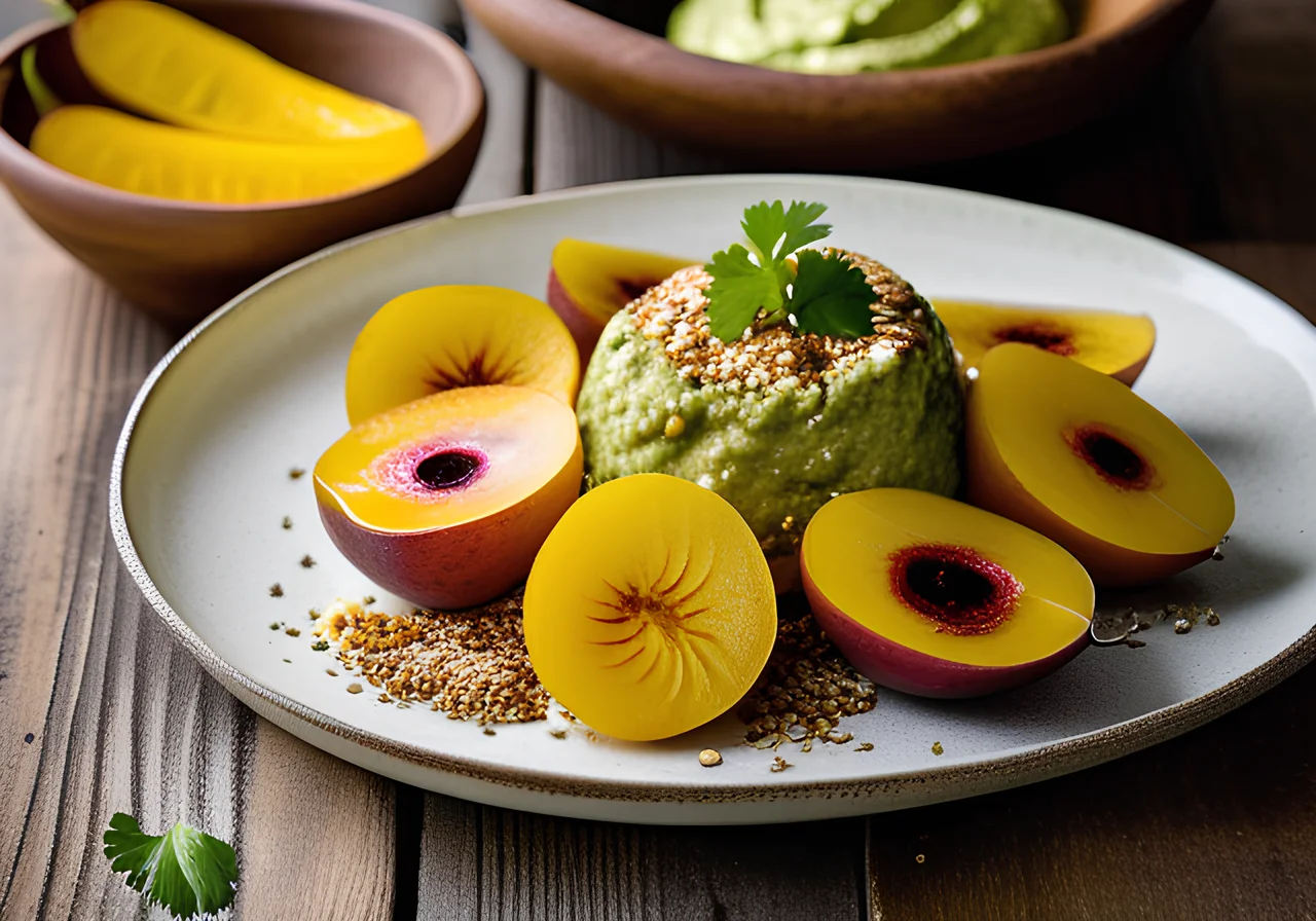 Beetroot Slices with Sesame
