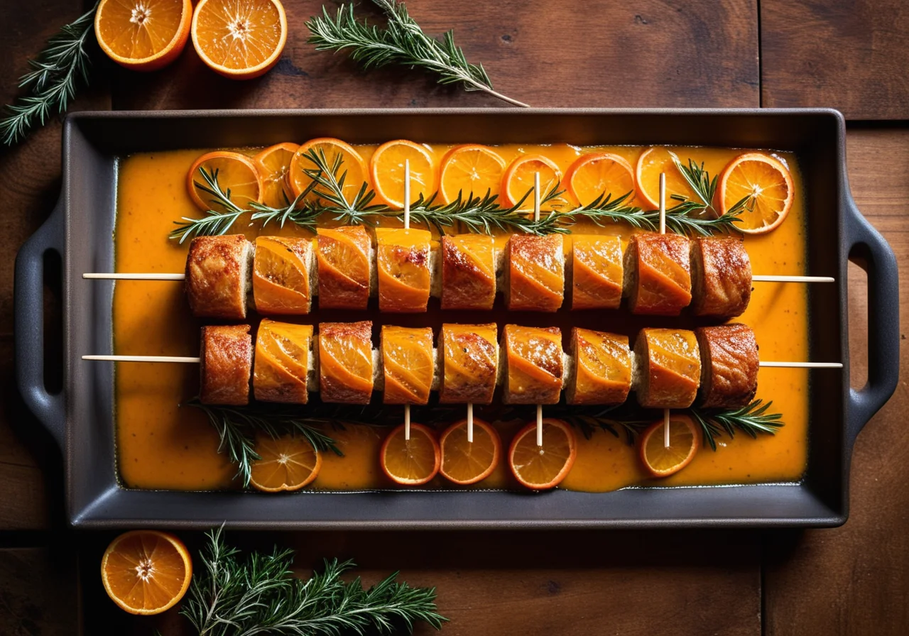 Lake Trout Roulade with Curry and Orange