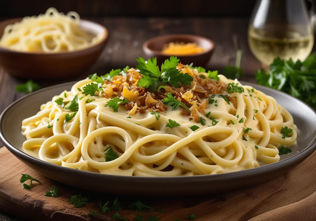 Cheese Noodles with Potatoes