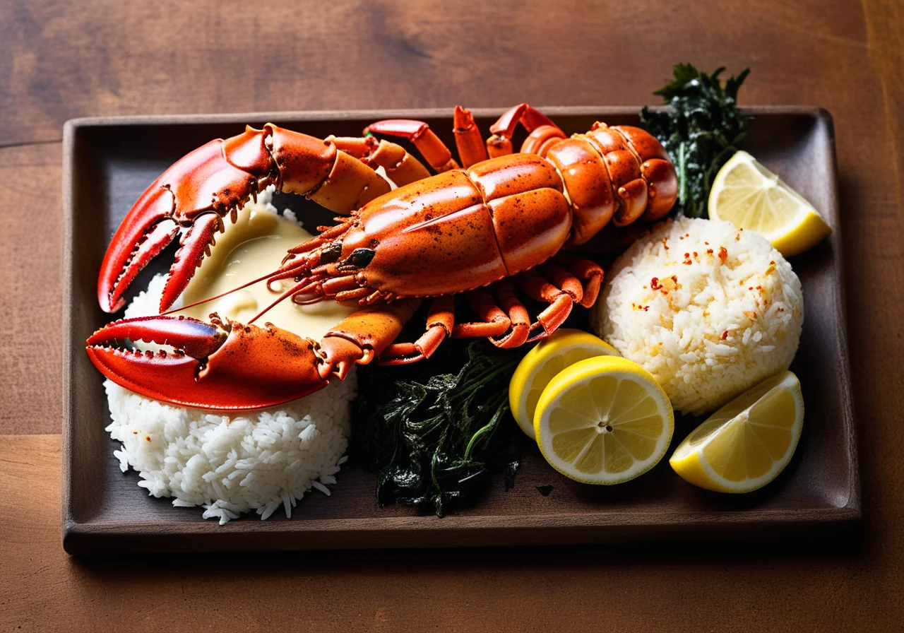 Grilled Lobster with Saffron