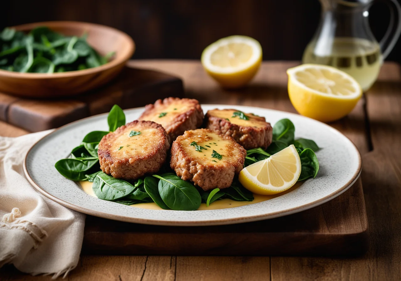 Veal Cutlets with Lemon Sauce