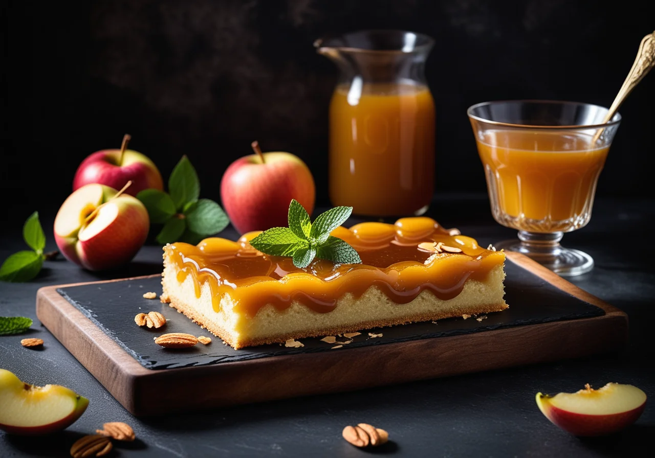 Apple-Almond Sheet Cake